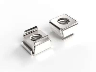 M6 Cage Nut 3D model