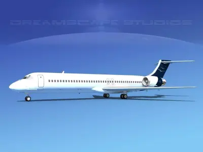McDonnell Douglas MD-87 Corporate 13 3D model