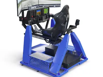 Flight simulator 3D model