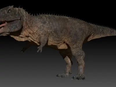 HYBRID Giganotosaurus Sculpt Model 3D model