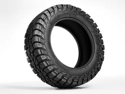 AMT Terrain Attack RT Offroad Tire 3D model