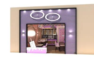 Ice Cream Shop 3D model