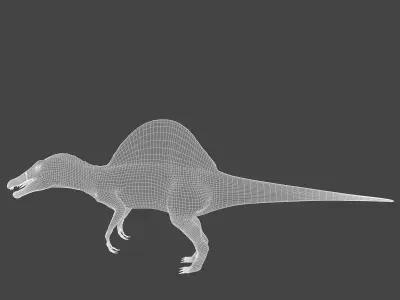 Spinosaurus - rigged 3D model