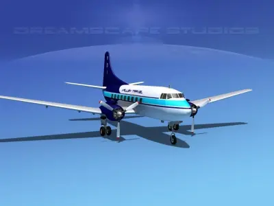 Martin 404 Valley Travel 3D model