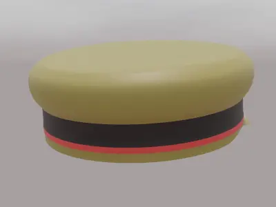 Police Cap 3d Model Free 3D model