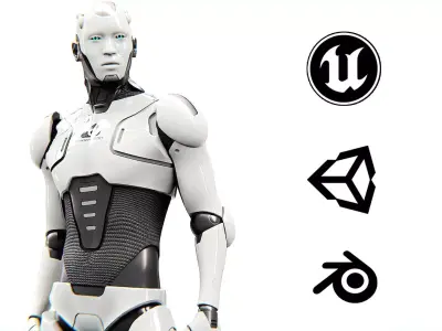 ANDROID CRONOSH  Rigged for Unreal Engine - Unity - MIXAMO 3D model