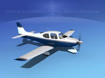 Cirrus SR22 V14 3D model