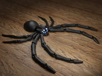 Flexi spider 3D print model