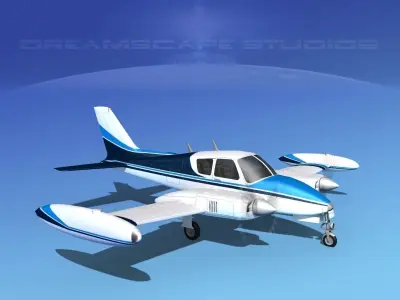 Cessna 310 V12 3D model