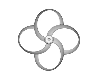 Toroidal drone propeller 3D print model