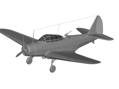 Douglas TBD Devastator 3D model