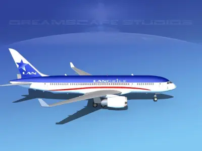 Boeing 787-8 Lan Chile 3D model