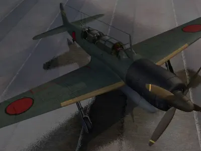 Nakajima C6N1 Saiun - aka Myrt 3D model
