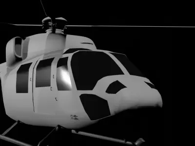 HAL Dhruv Helicopter Free 3D model