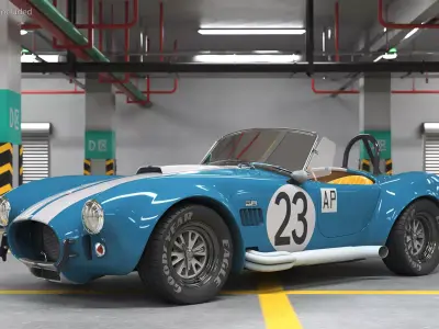 AC Shelby Cobra 1965 3D model
