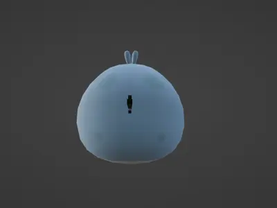 TONY FROM ANGRY BIRDS Low-poly 3D model