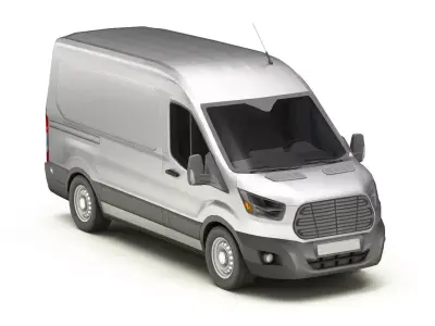 van Car 2-V5 Free low-poly 3D model