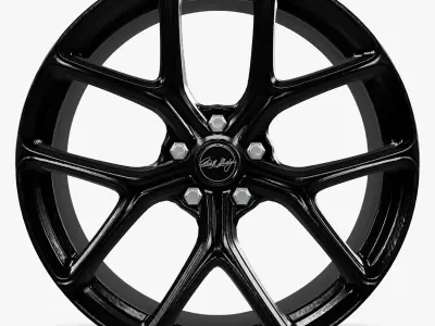 Carroll Shelby Wheel Company CS3 Wheel Gloss Gunmetal Mustang 3D model