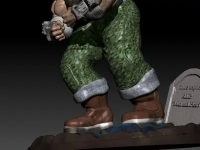 Bane from batman 3D print model