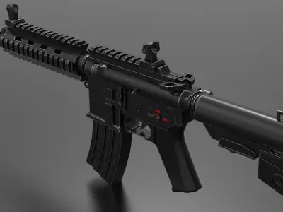 m416 Gun Fps - Tps Low-poly 3D model
