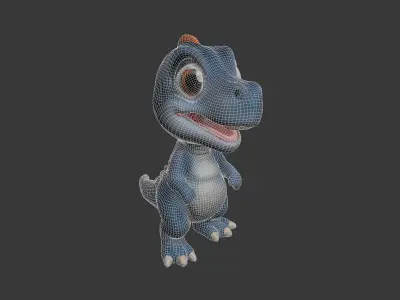 dinosaur Low-poly 3D model