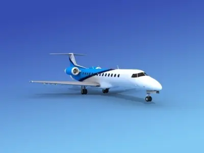 Embraer ERJ-135 Corporate 3 3D model