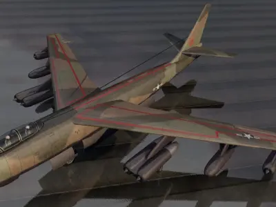 Boeing B-47E Stratojet 3D model