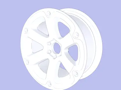  Wheel Rim Free 3D model