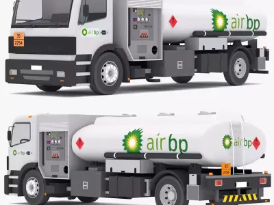 Fueler Aircraft BP Low-poly 3D model