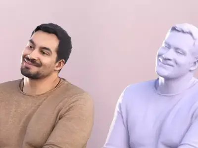 Sahir 11015 Mediterranean Man Sitting Free low-poly 3D model