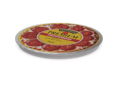 Dried meats Pepperoni Slices 3D model