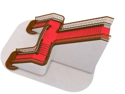 Palace Staircase 3D model