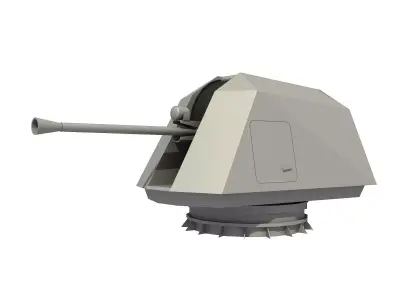 3D 57 mm BOFORS GUN 3D model