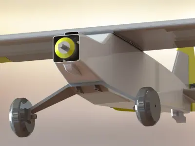 Fully 3d Printable RC Aircraft - Piper Cub 3D print model