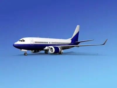 Boeing 737-700ER Corporate 4 3D model