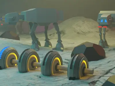 star wars Free low-poly 3D model