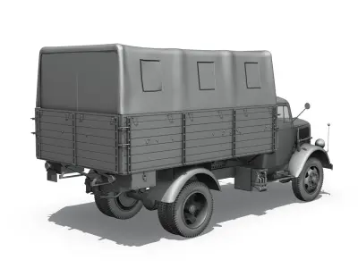 Opel Blitz - 3t Cargo truck  3D model