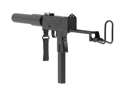 MAC-10 gun 3D model