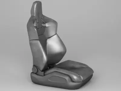 Car Seat Audi TT RS Sport 3D model