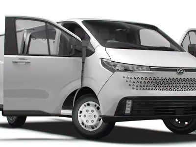 Maxus eDeliver 7 L1H1 HQ Interior 2024 3D model