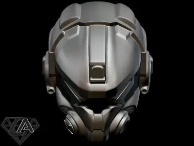 Titanfall pilot helmet 3D print model