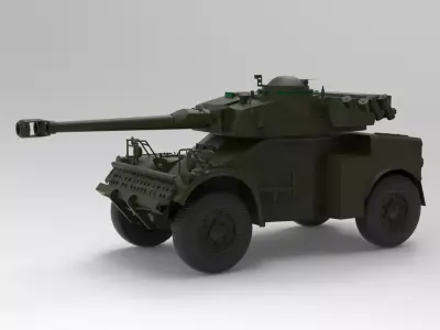 armoured car 3D model