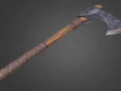 Francisca Axe Free low-poly 3D model