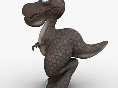 Dinosaur cartoon 3D model