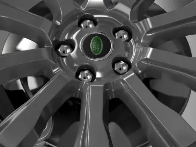 RangeRover Supercharged wheel 3D model