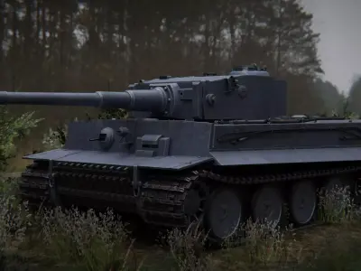 Tank Tiger 1  3D model