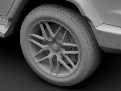 Brabus G 65 W464 2019 wheel 3D model