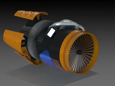 StarWars Pod Racer 01 Thumper Free 3D model