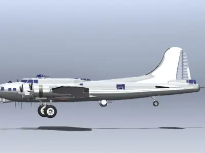 Boeing B-17G Flying Fortress 3D model