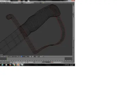 Light Cavalry Sabre British Short M1796 Historically Accurate Low-poly 3D model